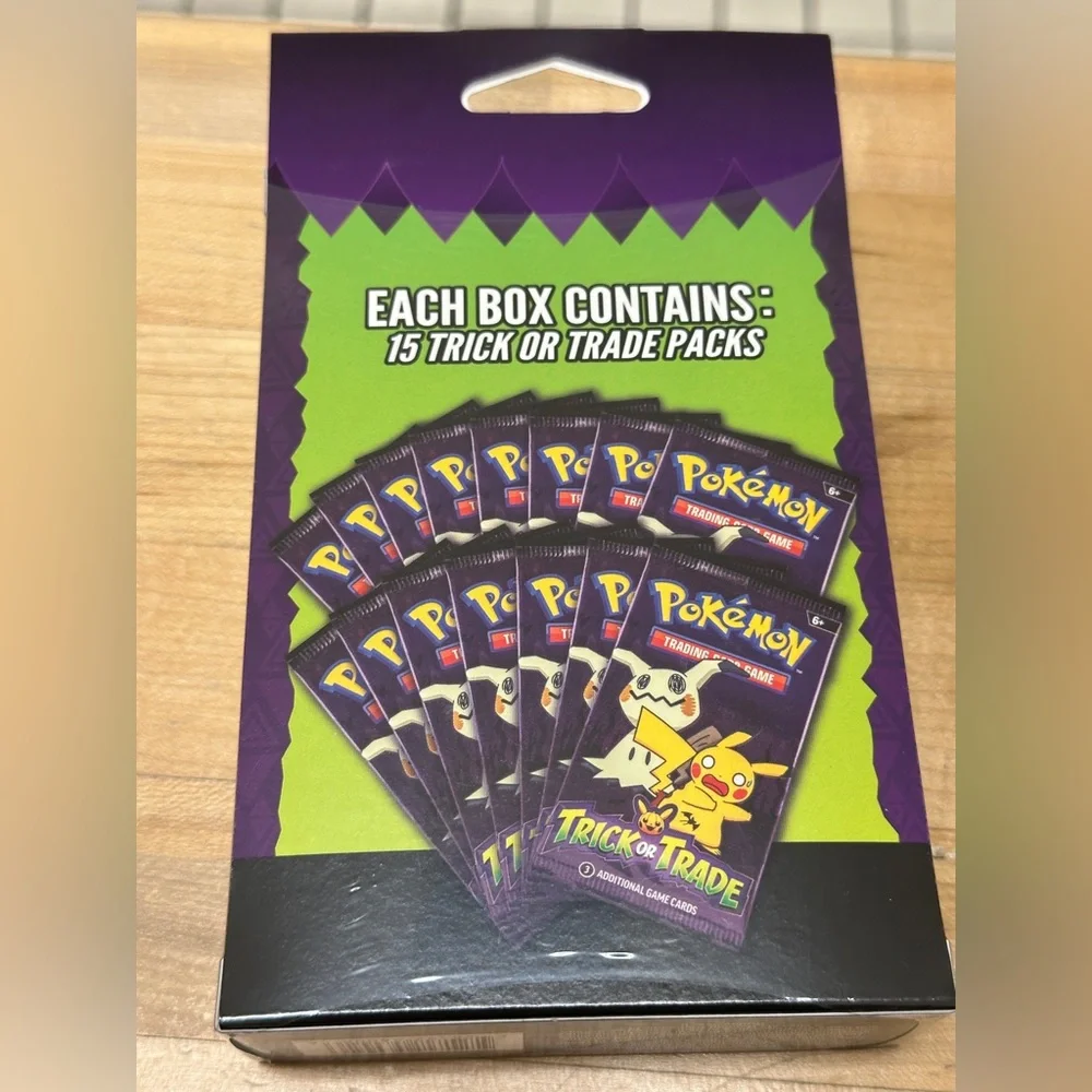 Pokémon Trick or Trade Booster Pack Set Sealed - 15 Packs